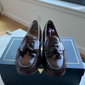Cole Haan Men's Pinch Tassel Loafers (Burgandy)